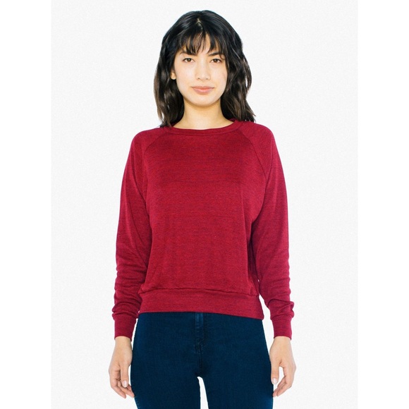 American Apparel Tops - American Apparel Tri Blend Light Weight Pullover